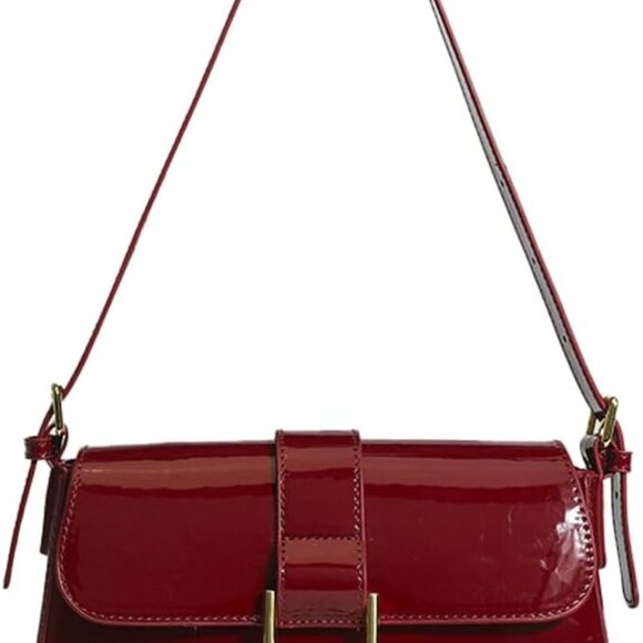 Handbags - Women's Faux Leather Tote Bag Crossbody Purse Shoulder Bag Evening Bag